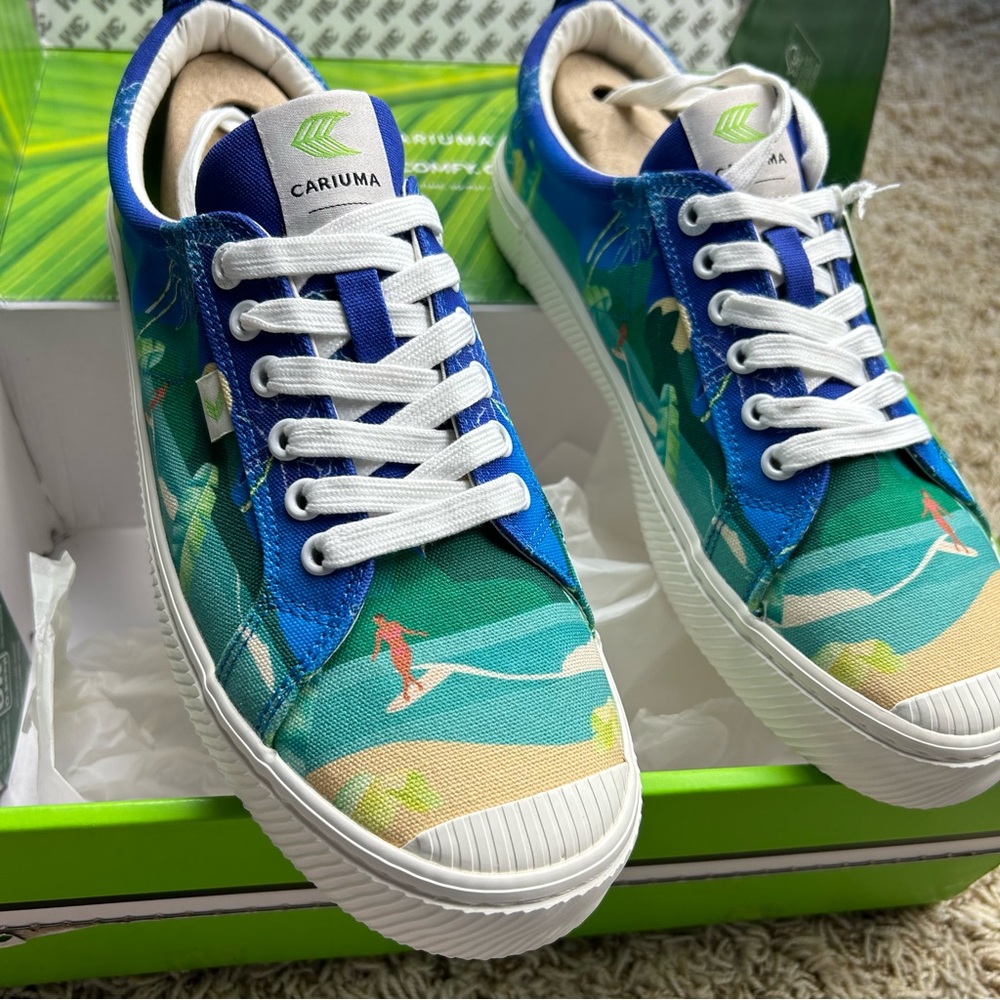 Cariuma - Men's Surf By Night Canvas Shoe - Size 10.5